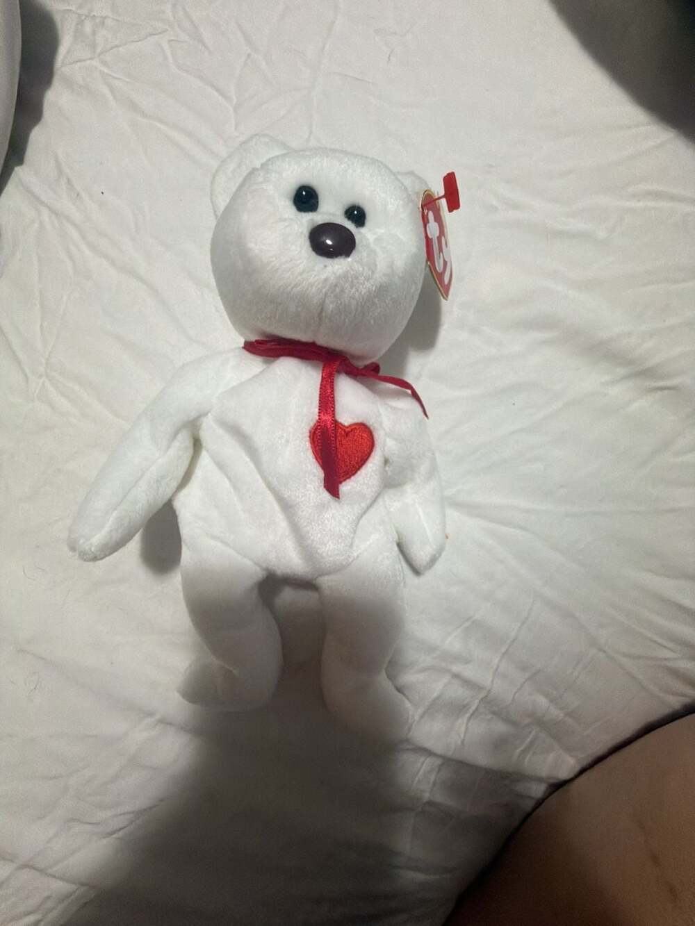Ty Beanie Baby Valentino The Bear
